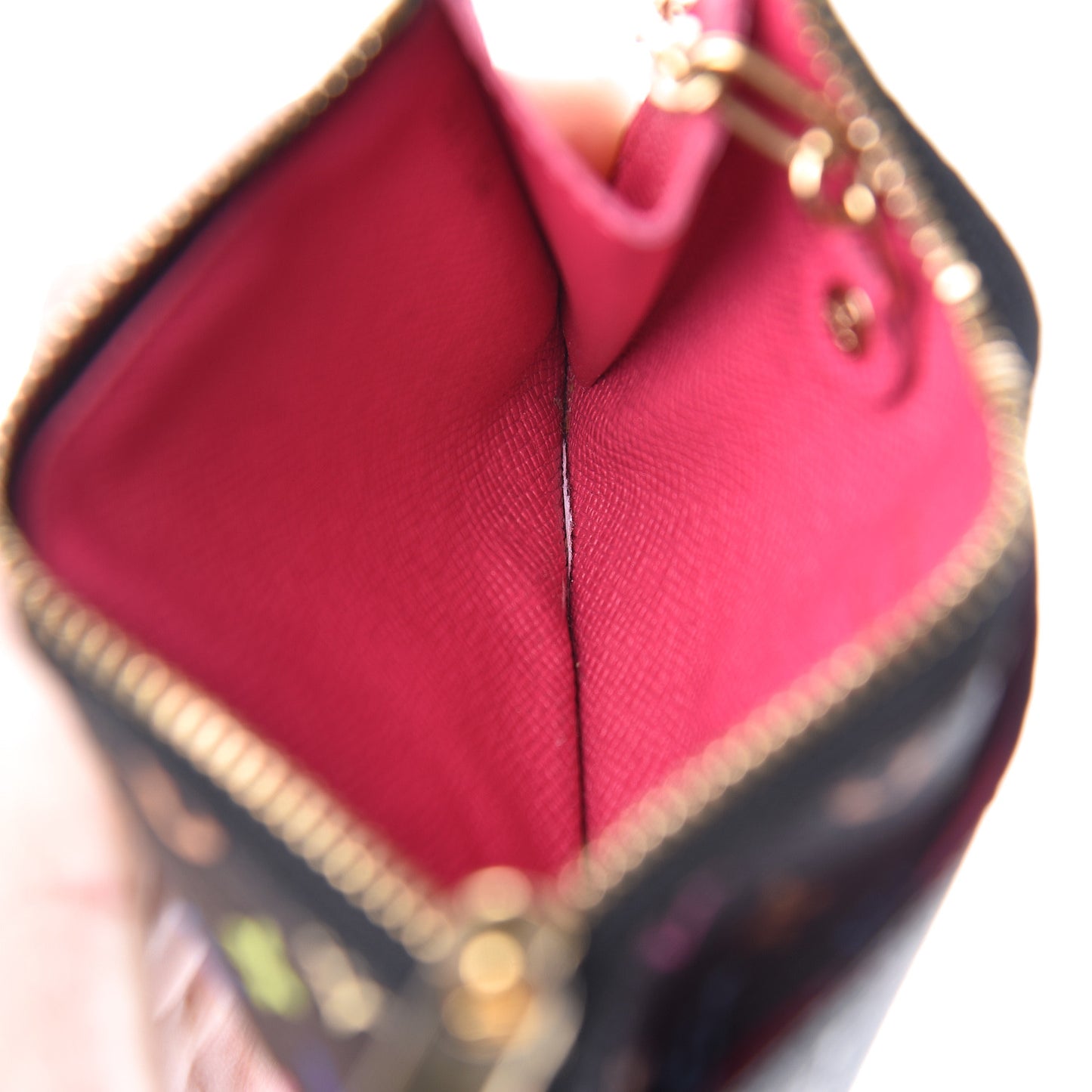 Monogram Multicolor Key Pouch Black Grenade