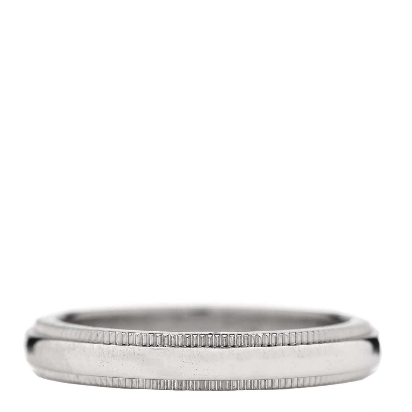Platinum 3mm Together Milgrain Wedding Band Ring  51 5.75