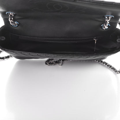 Chanel Lambskin Small CC Crossing Flap Black 5 of 8