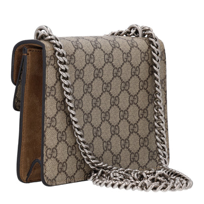 Gucci GG Supreme Monogram Mini Dionysus Shoulder Bag Taupe 2 of 11