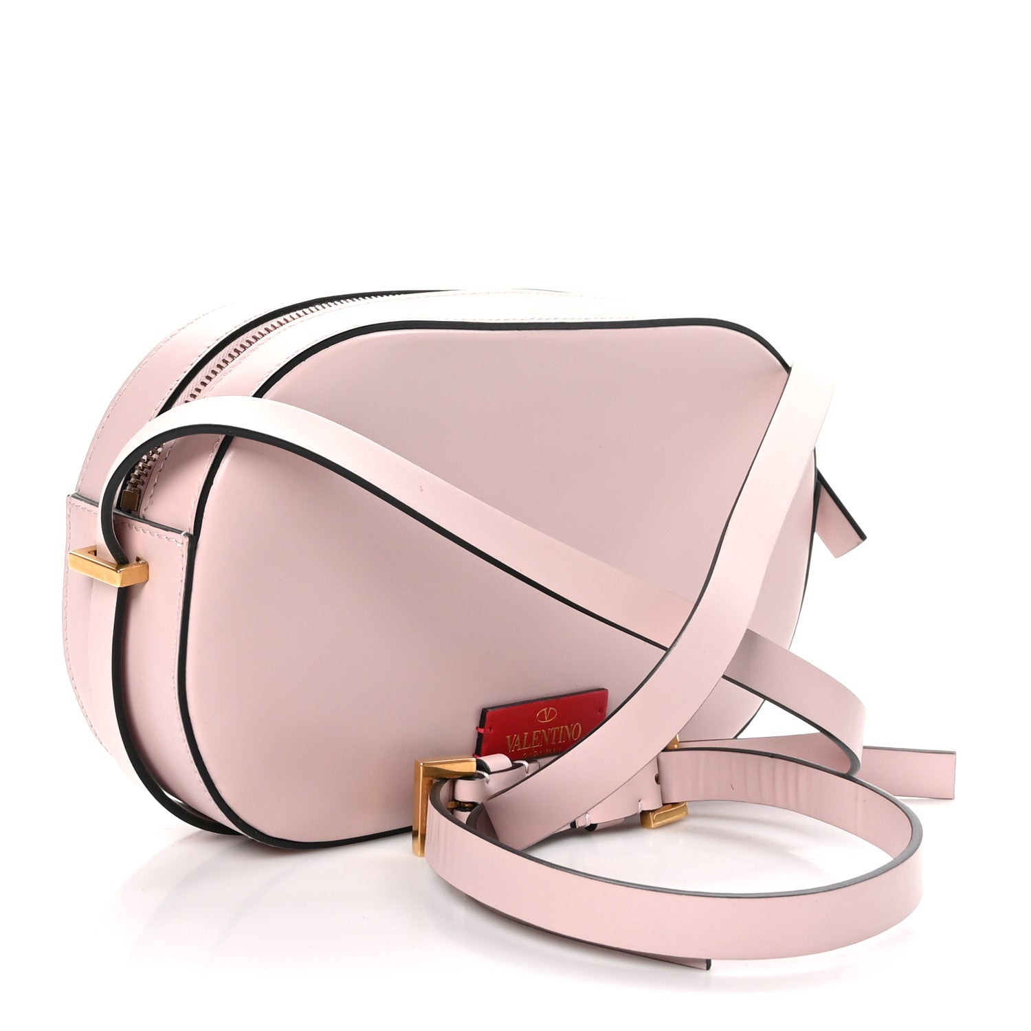 Valentino Garavani Calfskin VLogo Walk Crossbody Rose Quartz 3 of 11