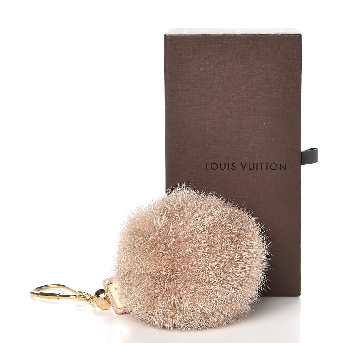 Mink Fur Fluffy Bag Charm Blush