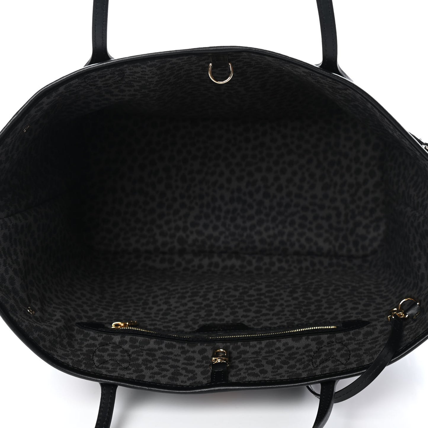 Monogram Giant Wild At Heart Neverfull MM Black