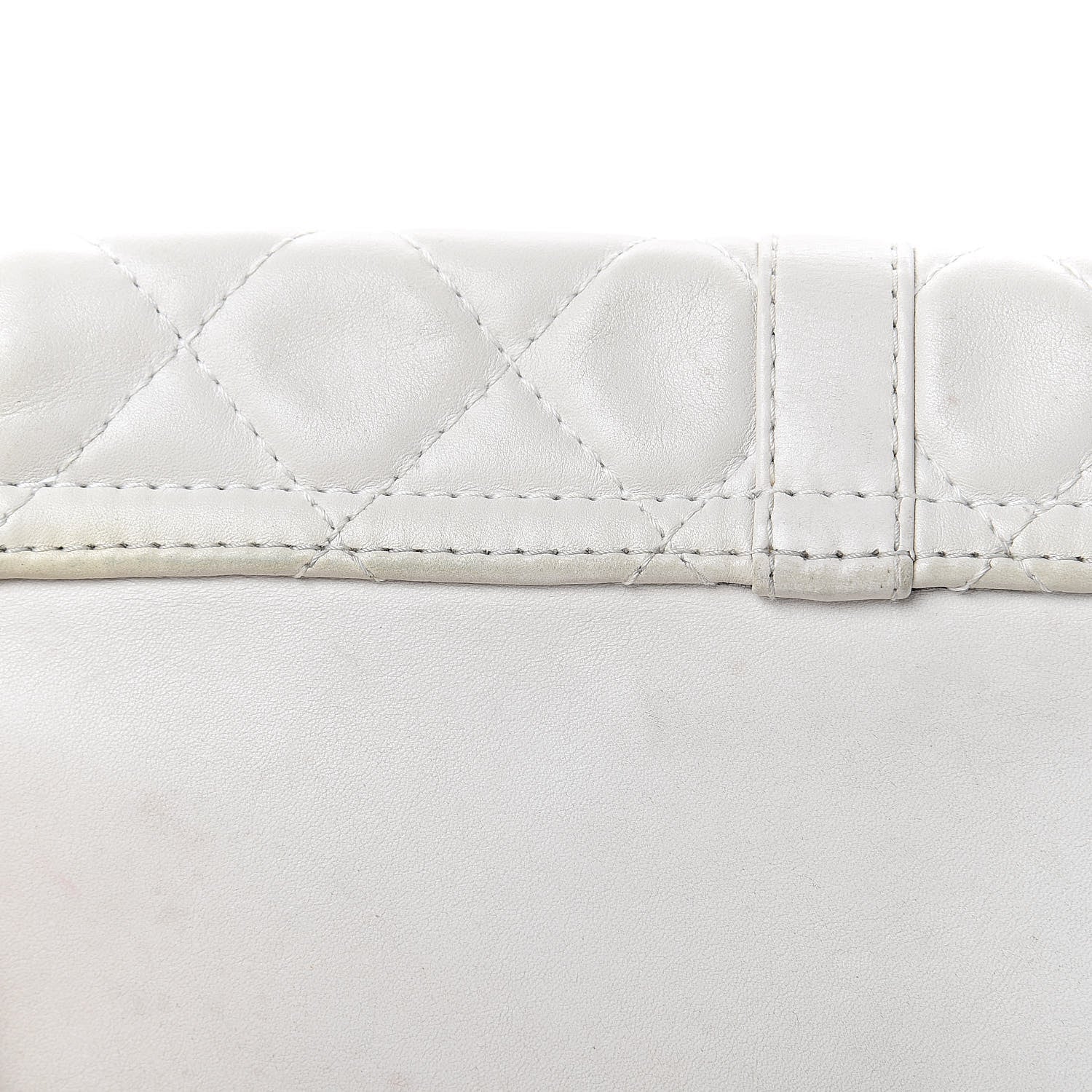 Chanel Lambskin Quilted Accordion Mademoiselle Flap White 12 of 17