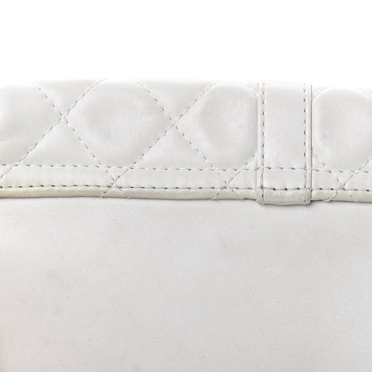 Chanel Lambskin Quilted Accordion Mademoiselle Flap White 12 of 17