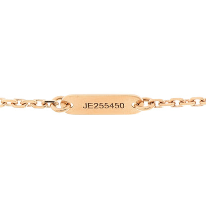 Van Cleef & Arpels 18K Yellow Gold Turquoise Vintage Alhambra Pendant Necklace 5 of 6