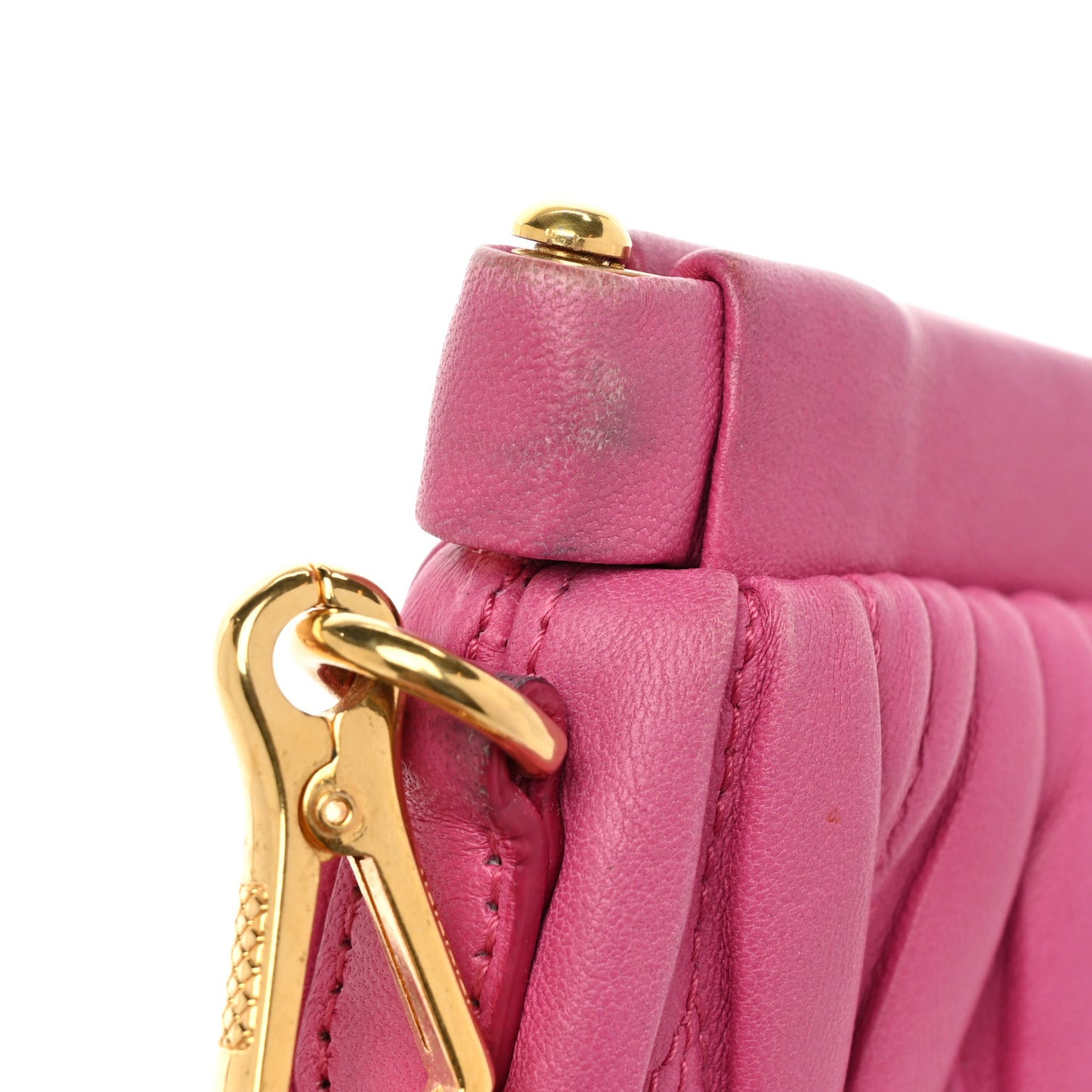 Nappa Matelasse Crossbody Peonia