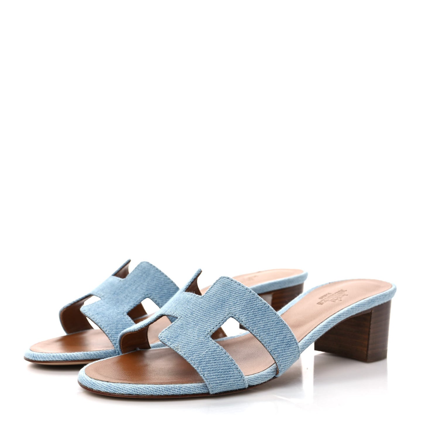 Denim Oasis Sandals 35.5 Bleu Clair