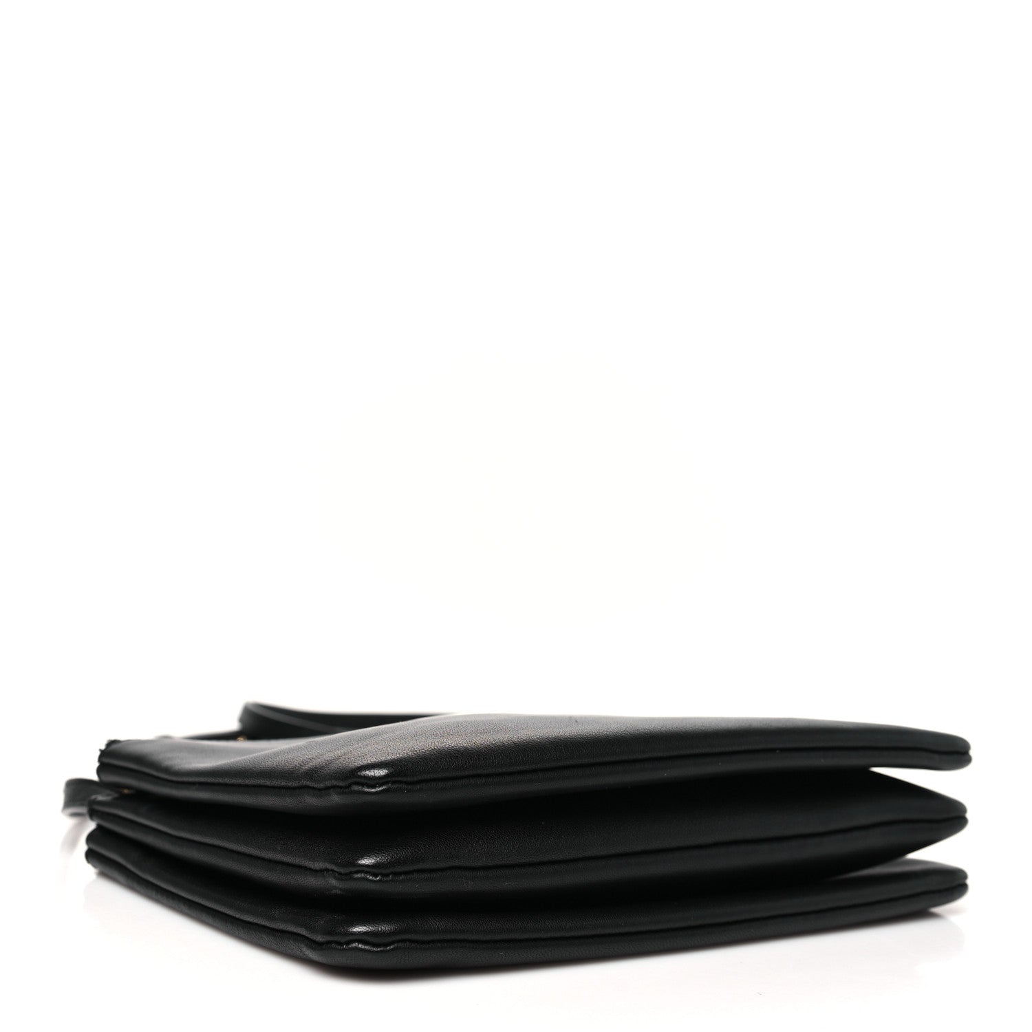 Celine Lambskin Small Trio Crossbody Bag Black 4 of 12