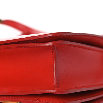 Celine Box Calfskin Small Classic Box Flap Bag Red 13 of 15