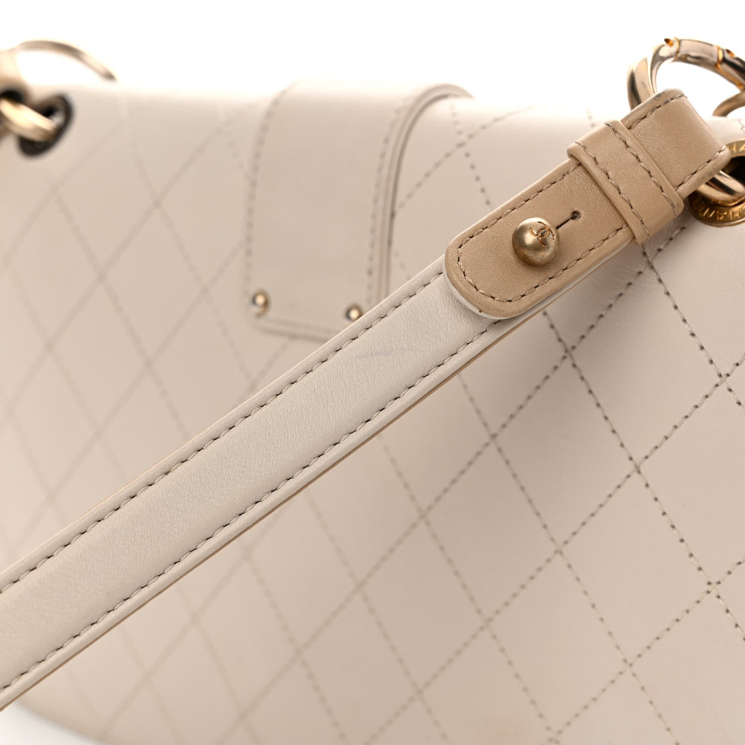 Chanel Calfskin Stitched Flap White 11 of 15