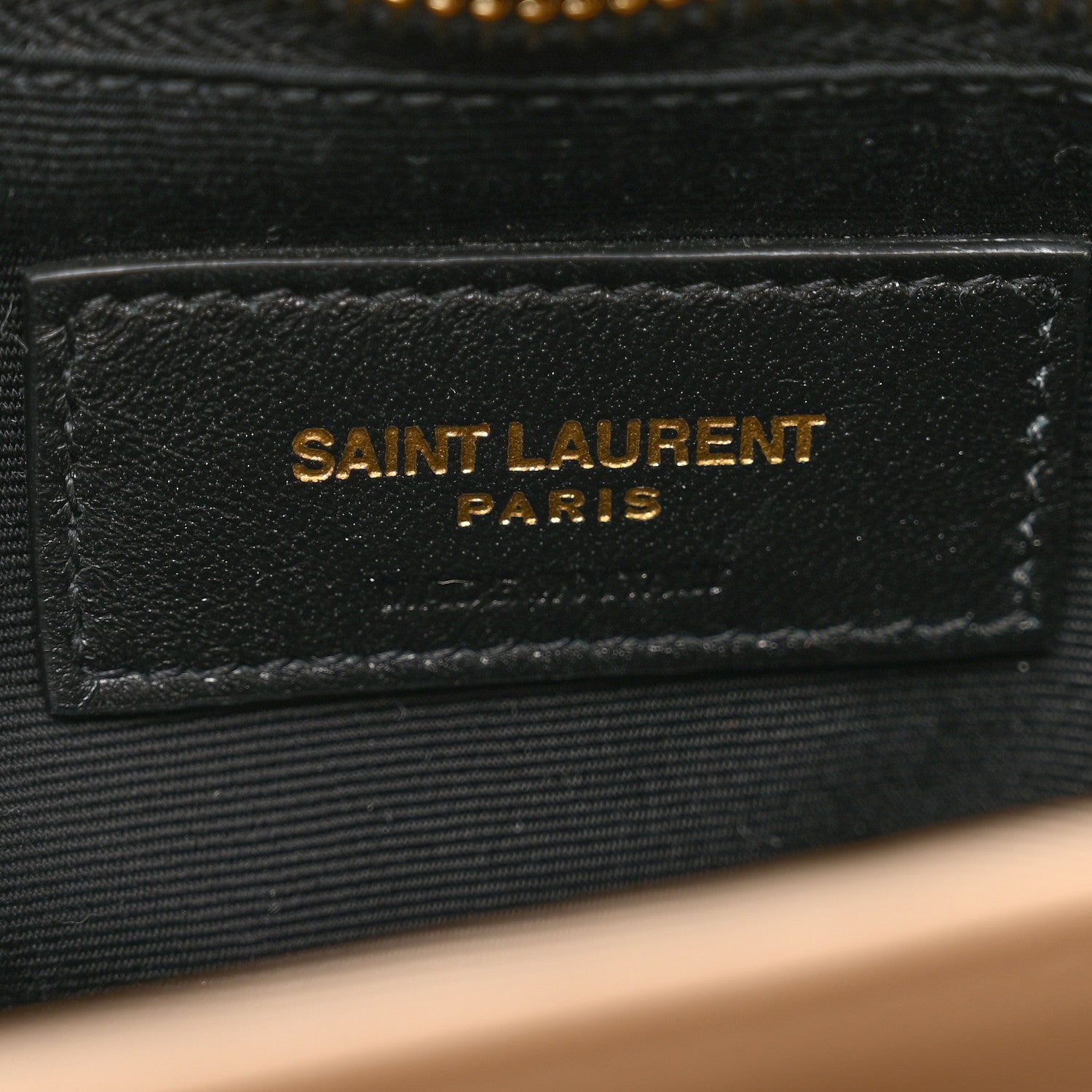 Saint Laurent Calfskin Y Quilted Monogram Toy Loulou Crossbody Bag Latte 7 of 10