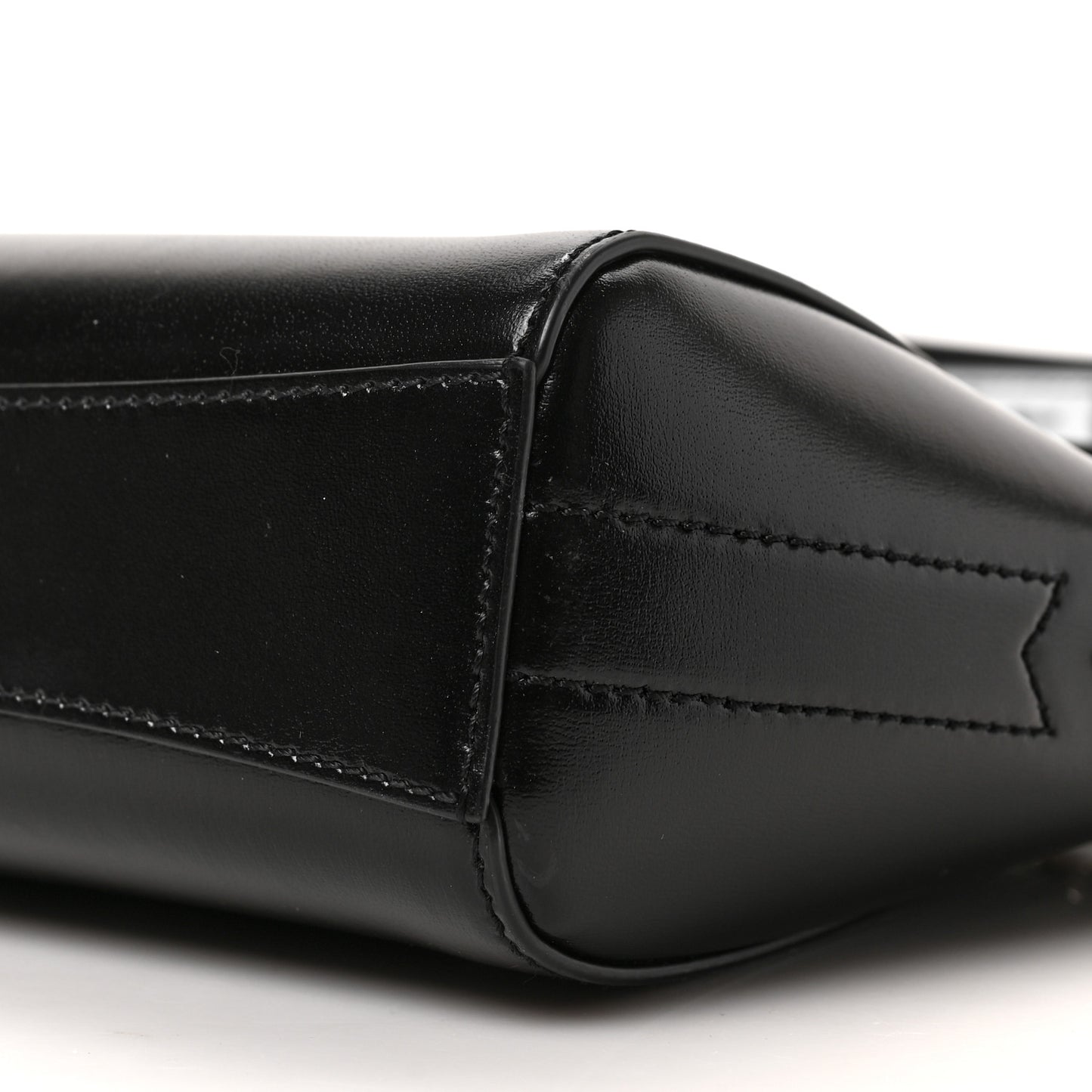 X CHITO Box Calfskin 4G Printed XS Graffiti Antigona Black White