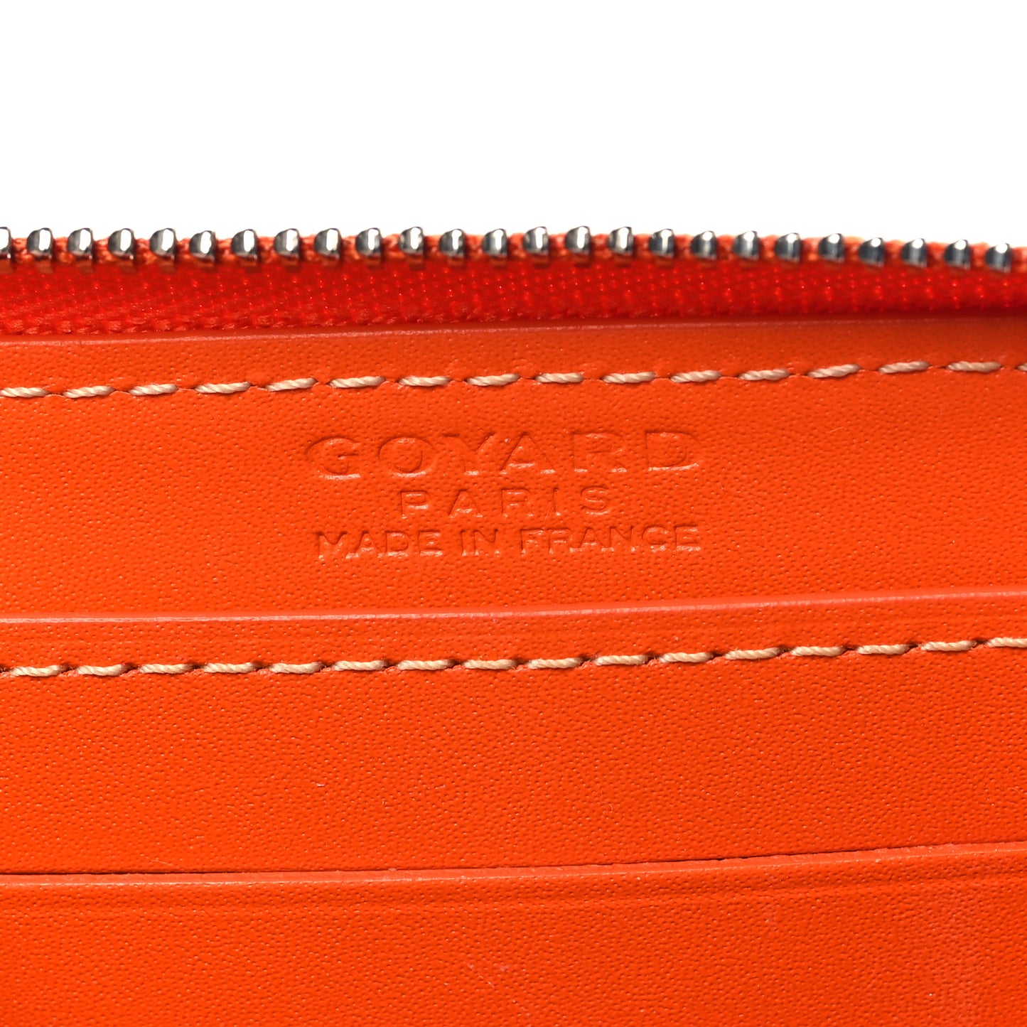 Goyardine Matignon PM Wallet Orange