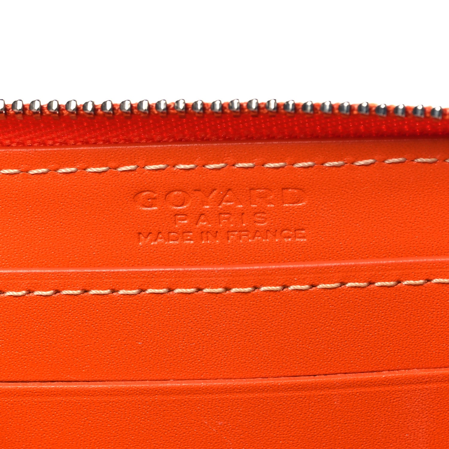 Goyard Goyardine Matignon PM Wallet Orange 6 of 7
