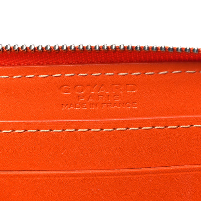 Goyard Goyardine Matignon PM Wallet Orange 6 of 7