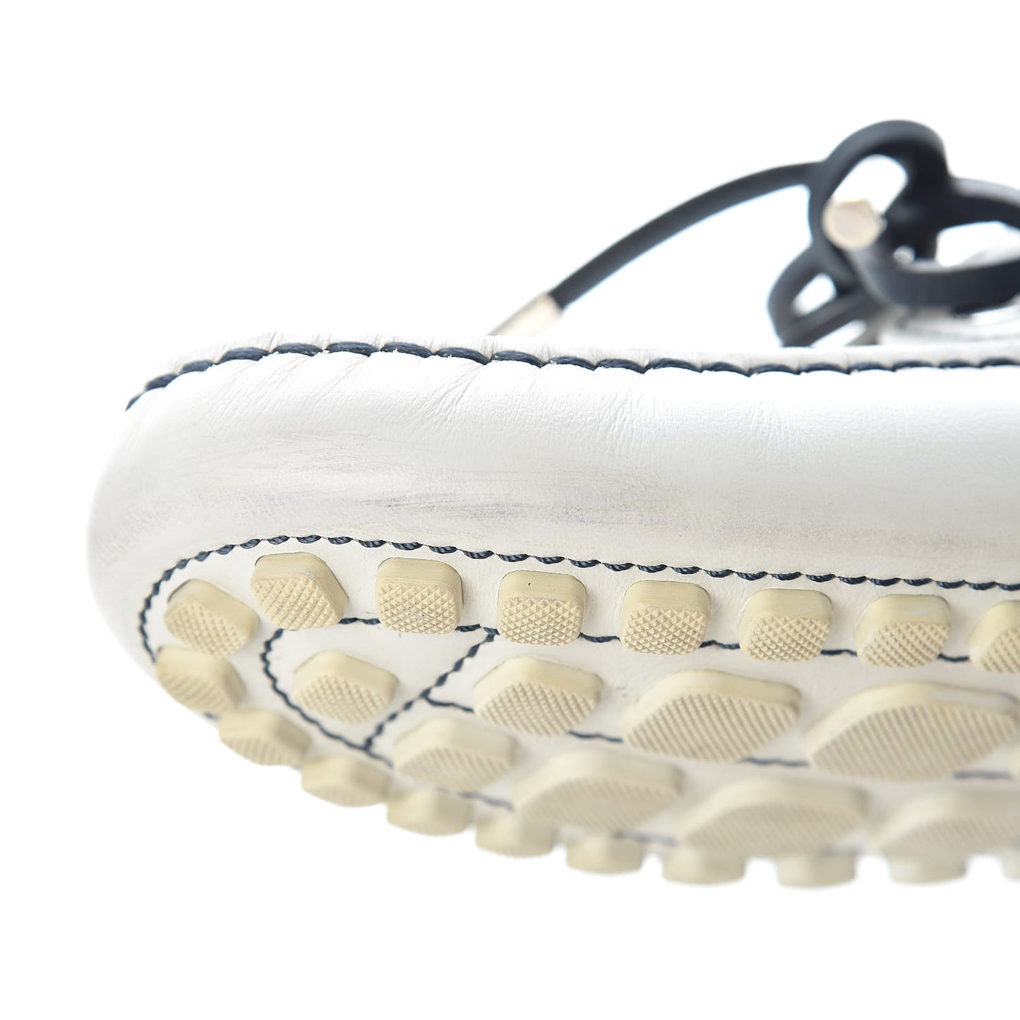 Calfskin Rubber Mens Americas Cup Marine Boat Shoe 7 White