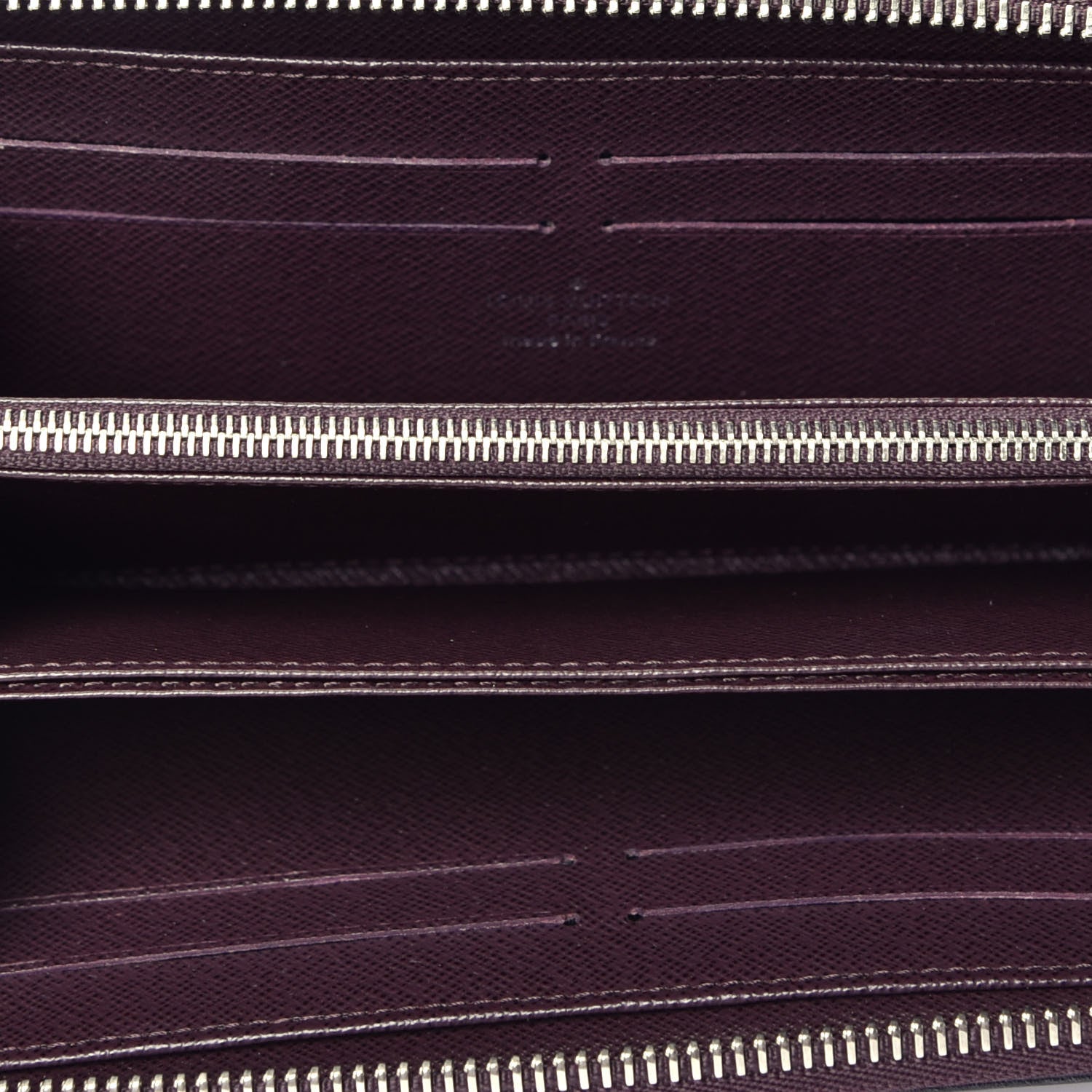 Louis Vuitton Epi Zippy Wallet Cassis 5 of 7