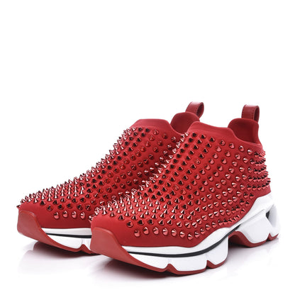 Christian Louboutin Neoprene Spike Sock Donna Flat Sneakers 40 Loubi 2 of 11