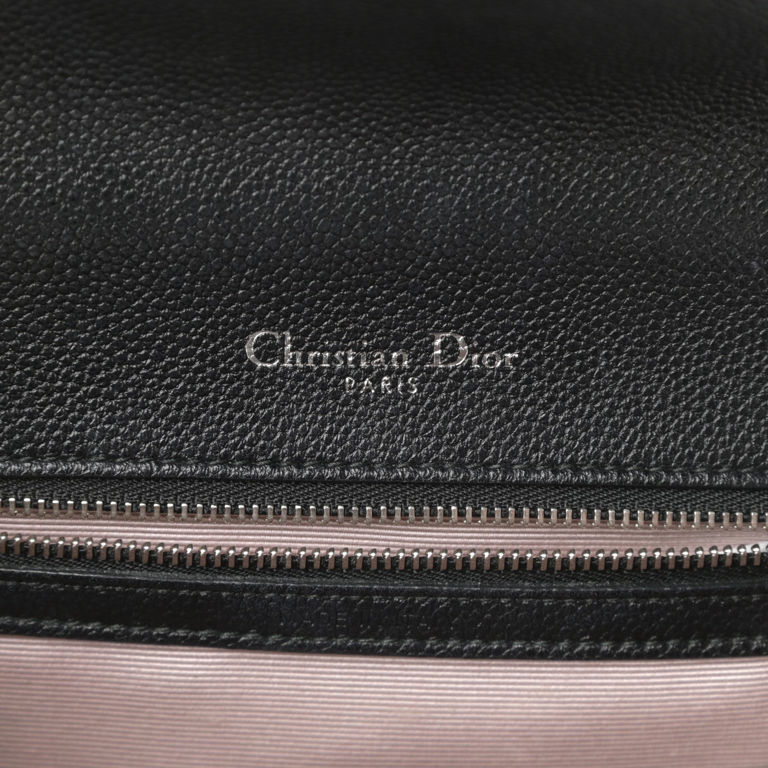 Christian Dior Grained Calfskin Small Diorama Flap Bag Black 6 of 16