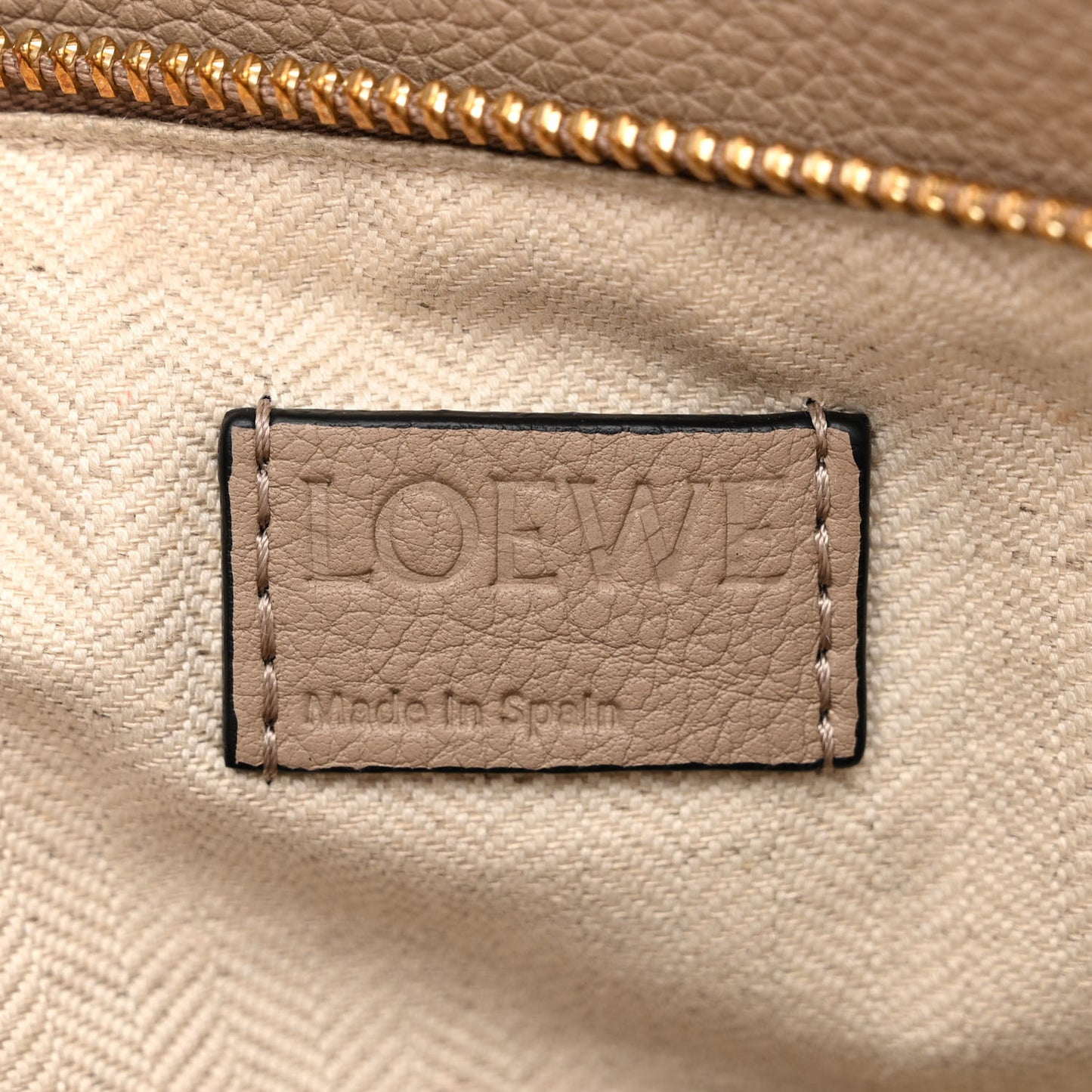 Grained Calfskin Puzzle Bag Mink