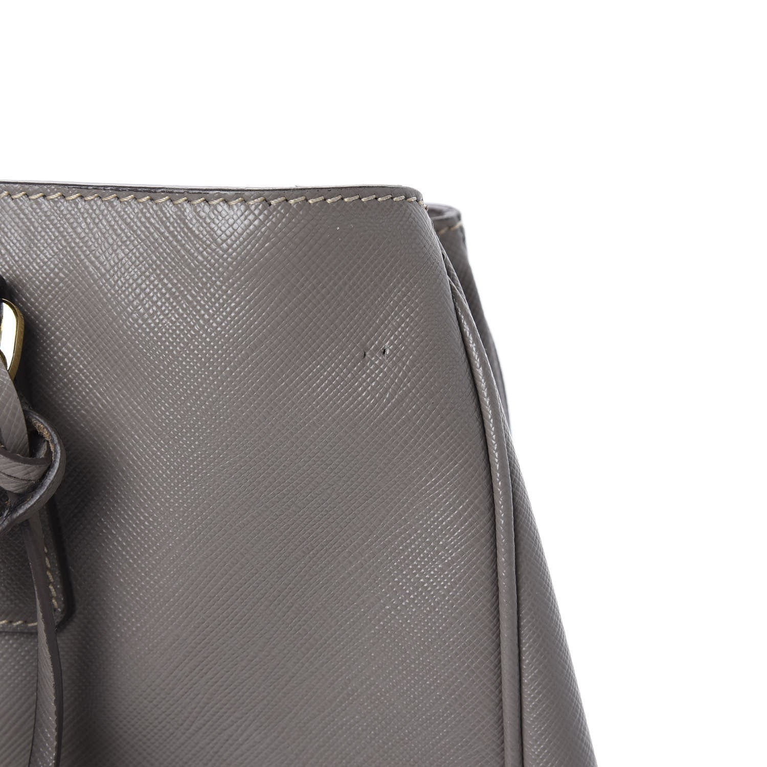 Prada Saffiano Lux Small Tote Argilla 7 of 13