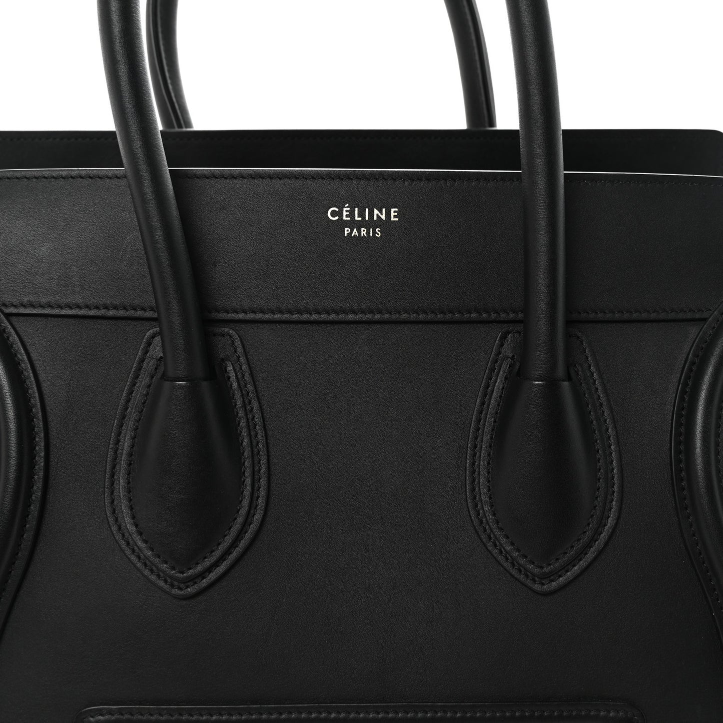 Smooth Calfskin Mini Luggage Black