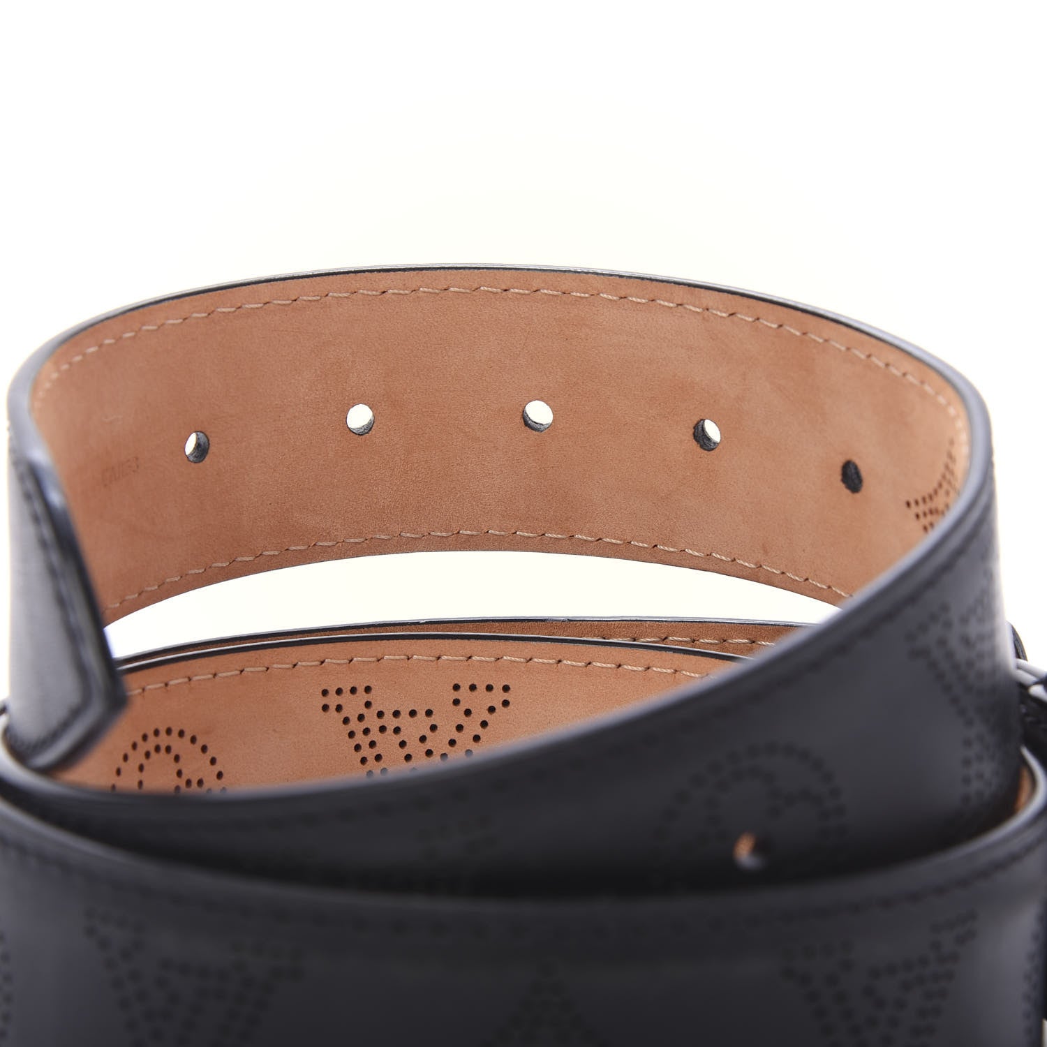 Louis Vuitton Mahina Belt 90 36 Black 4 of 6