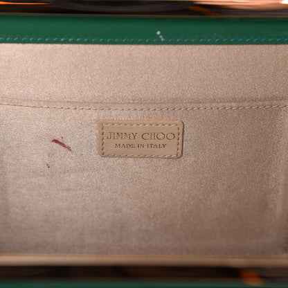 Jimmy Choo Patent Cayla Clutch Jade 6 of 10