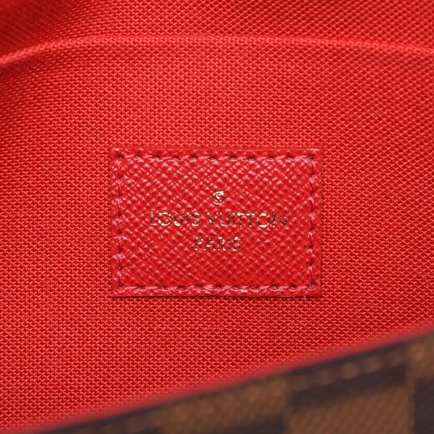 Damier Ebene Pochette Felicie Chain Wallet