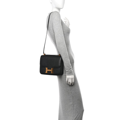 Hermes Epsom Constance 24 Black 2 of 12