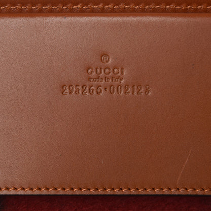 Gucci Felt Large Signature Web Tote Grey 6 of 9