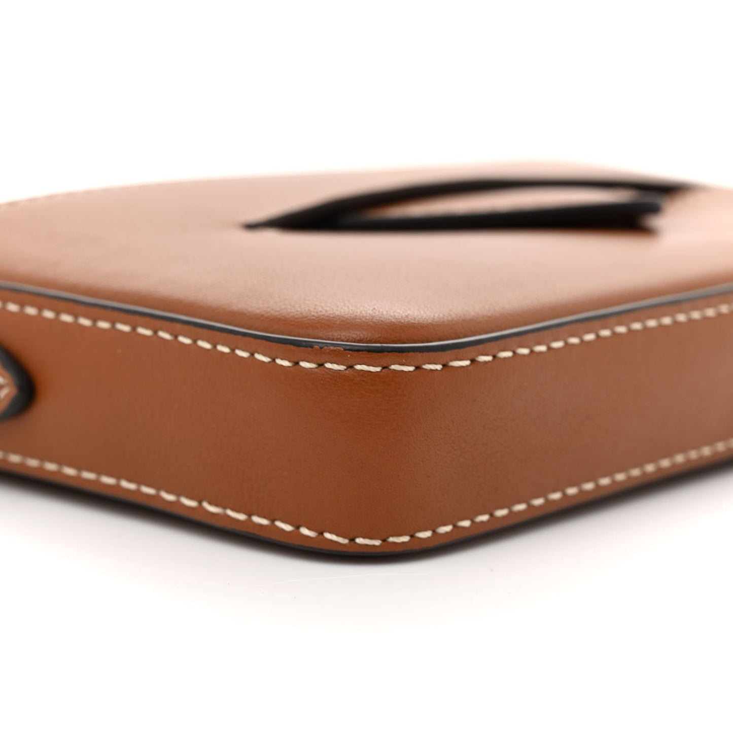 Calfskin Enveloppe Crossbody Bag Cognac
