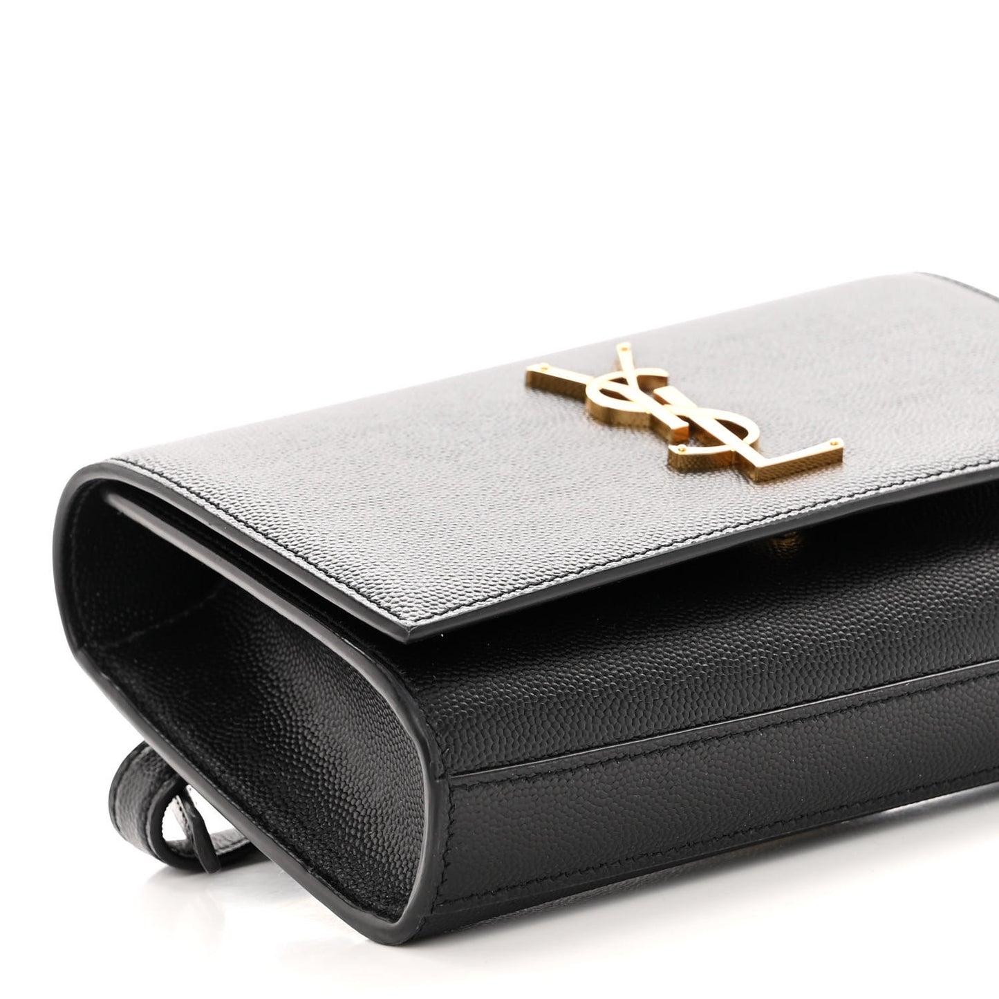 Grain De Poudre Monogram Kate Belt Bag Black