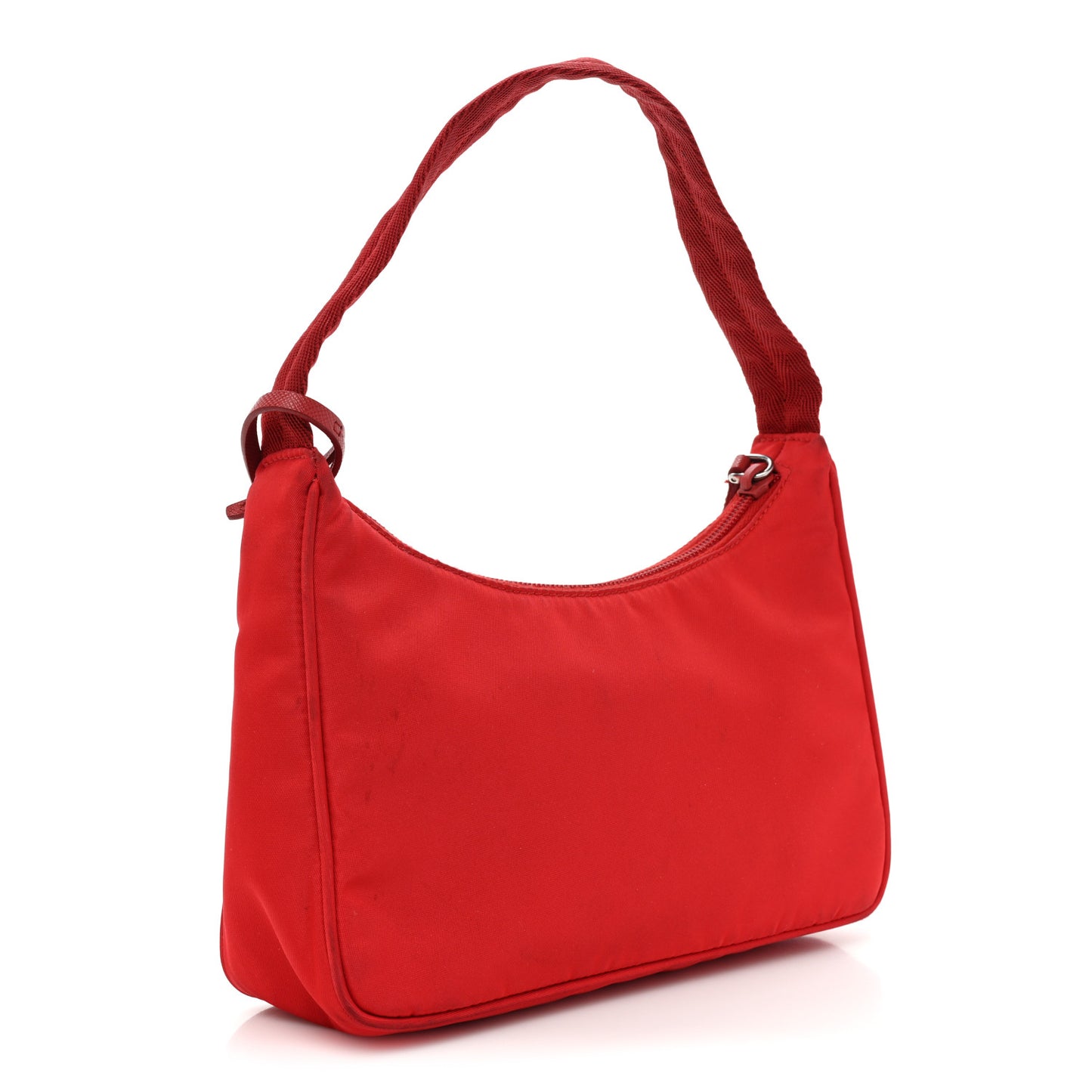 Tessuto Nylon Mini Re-Edition 2000 Bag Rosso