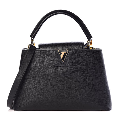 Louis Vuitton Taurillon Capucines PM Black 1 of 10