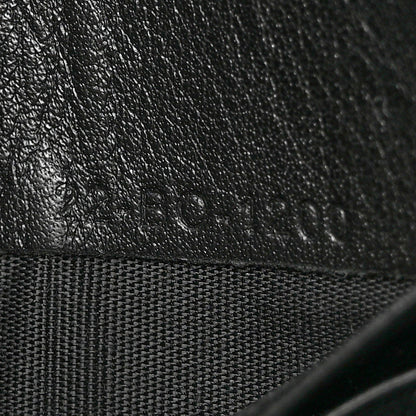 Christian Dior Calfskin Perforated Oblique Galaxy Pouch Black 8 of 10