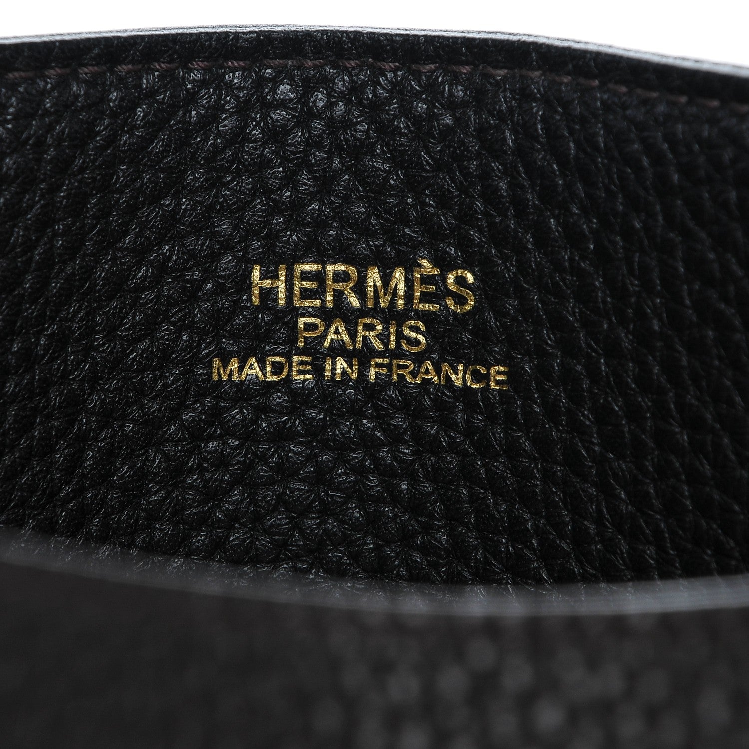 Hermes Taurillon Clemence Double Sens 45 Reversible Tote Black Ebene 6 of 7