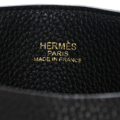 Hermes Taurillon Clemence Double Sens 45 Reversible Tote Black Ebene 6 of 7