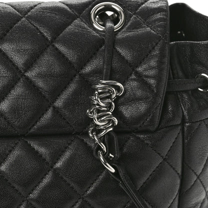 Chanel Calfskin Quilted Large Urban Spirit Backpack Black 11 of 15