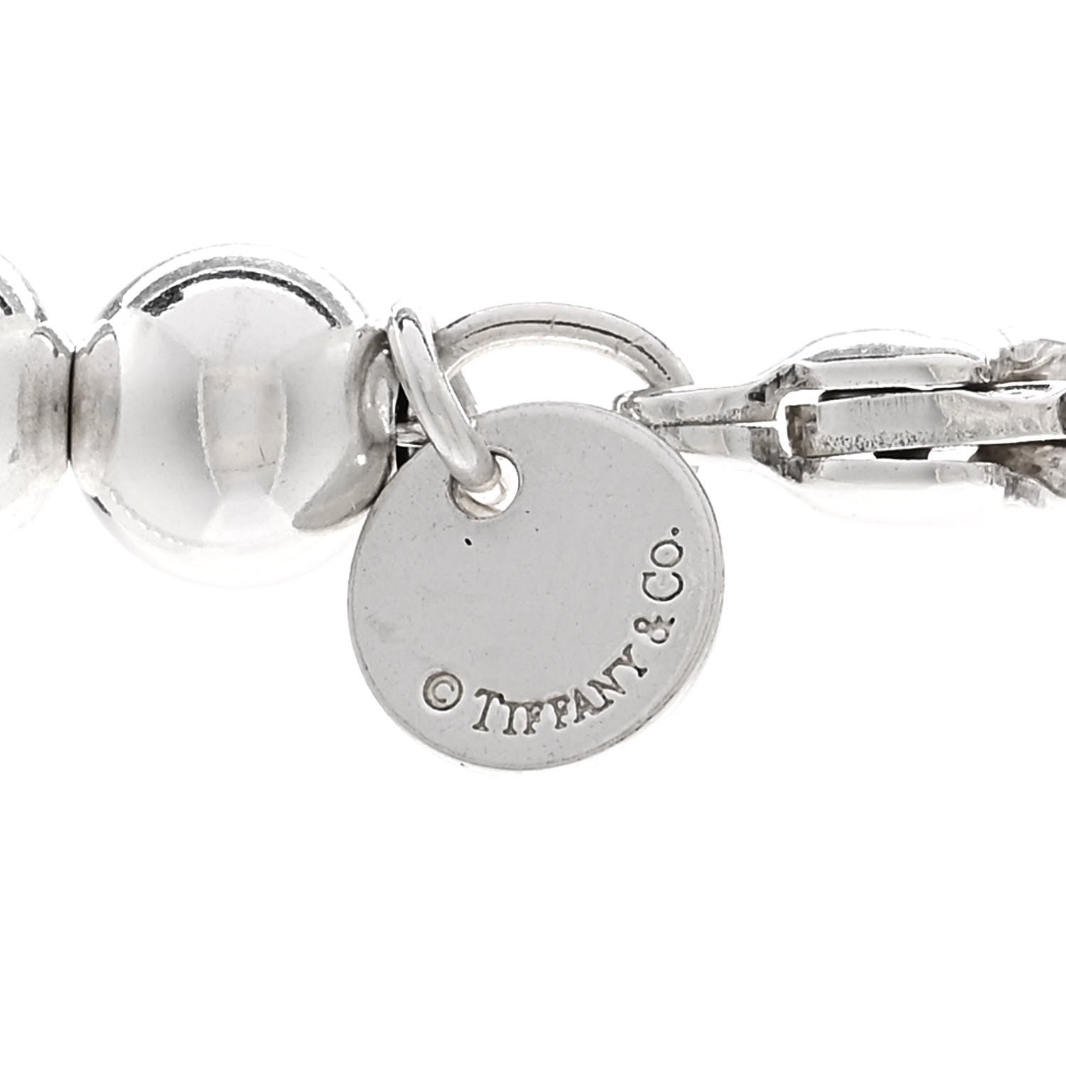 Tiffany Sterling Silver HardWear Graduated Ball Necklace 4 of 4