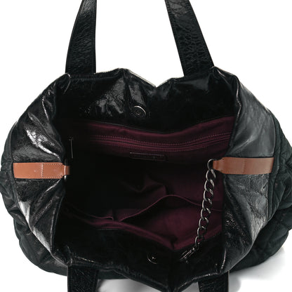Chanel Iridescent Calfskin In the Mix Tote Black 6 of 6