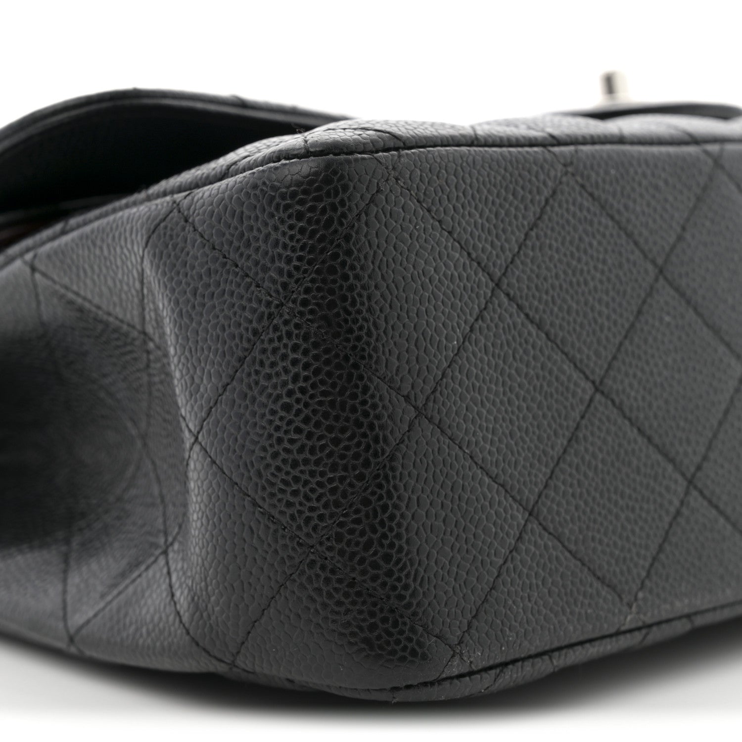 Chanel Caviar Quilted Jumbo Double Flap Black 9 of 10
