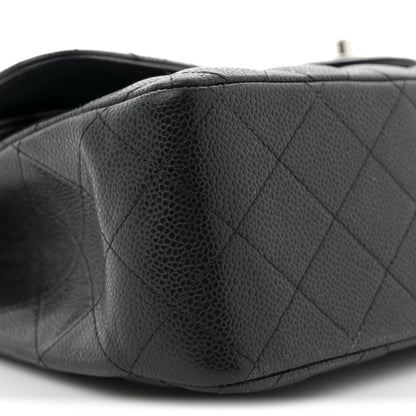 Chanel Caviar Quilted Jumbo Double Flap Black 9 of 10