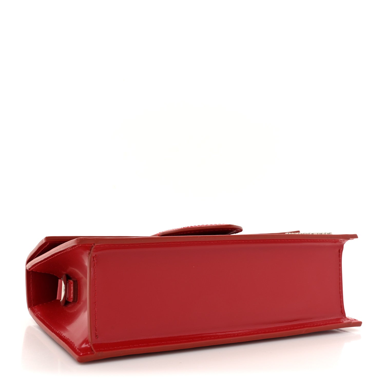 Jacquemus Glazed Calfskin Le Grand Bambino Red 4 of 11