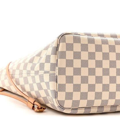 Louis Vuitton Damier Azur Neo Neverfull MM Rose Ballerine 9 of 10