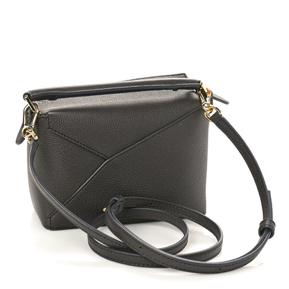 Loewe Calfskin Mini Puzzle Edge Bag Dark Grey 2 of 9