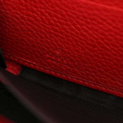 Gucci Pebbled Calfskin Soho Zip Around Wallet Red 7 of 14