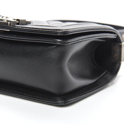 Chanel Caviar Quilted Small Boy Flap Black 10 of 11