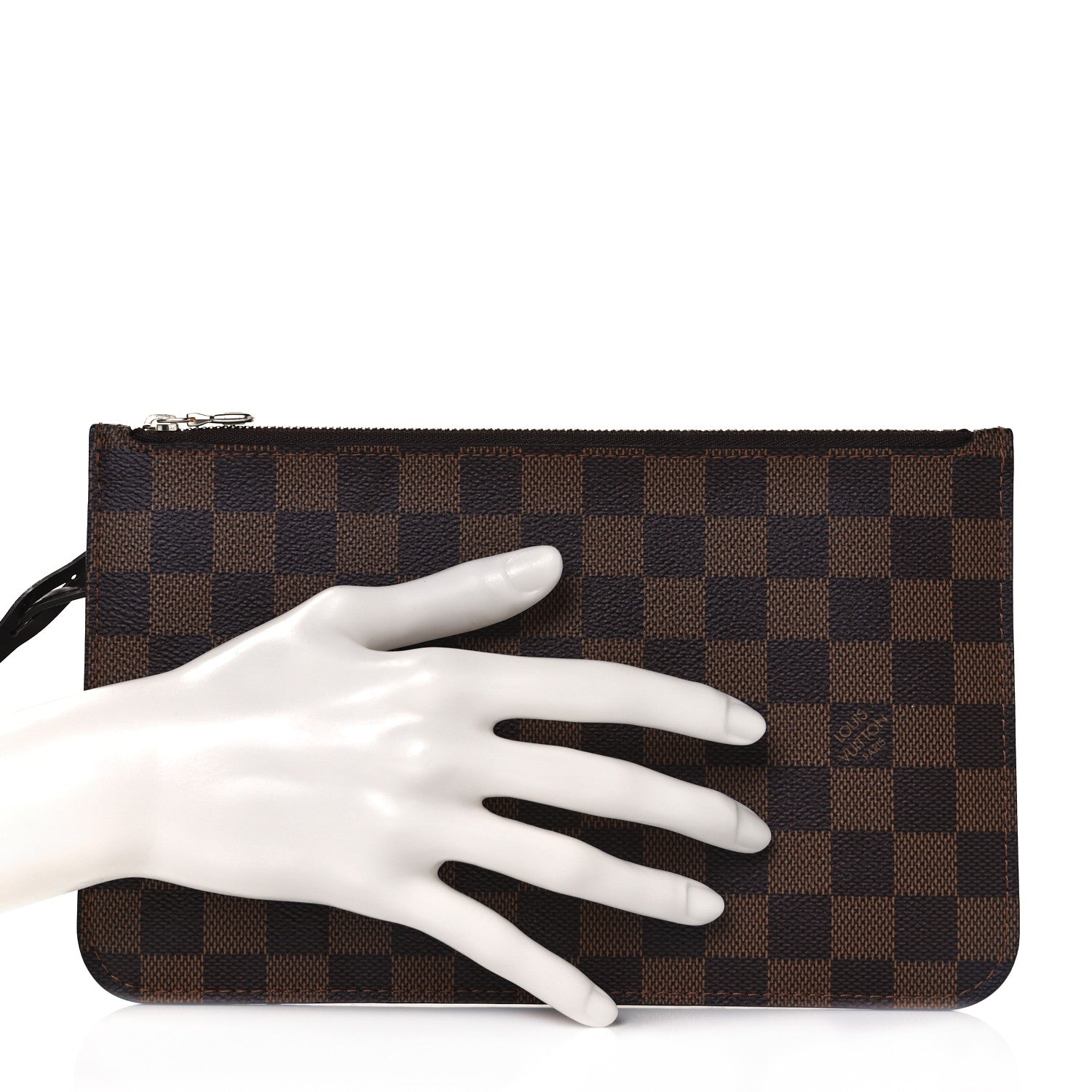 Louis Vuitton Damier Ebene Neverfull MM GM Pochette 2 of 9